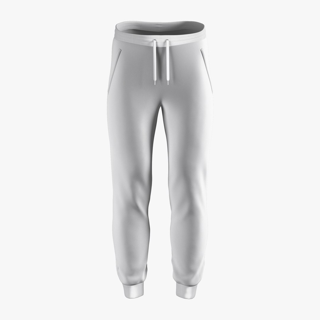 3D Sweatpants Male W Model - TurboSquid 1604724