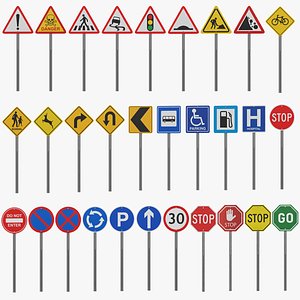 30 Traffic Signs Collection