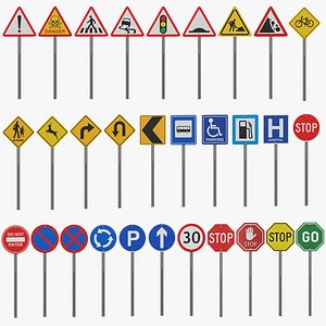 30 Traffic Signs Collection