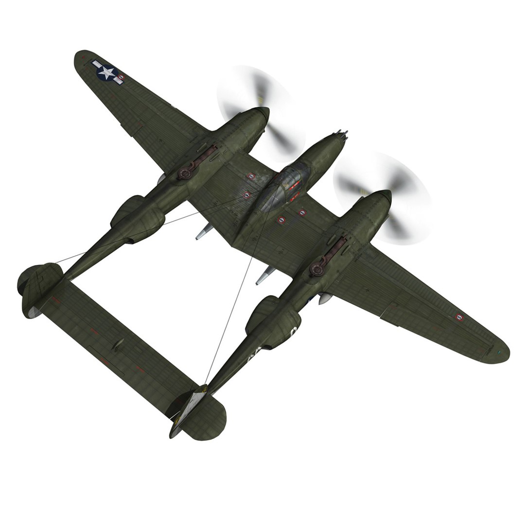 lockheed lightning - journeys 3d c4d