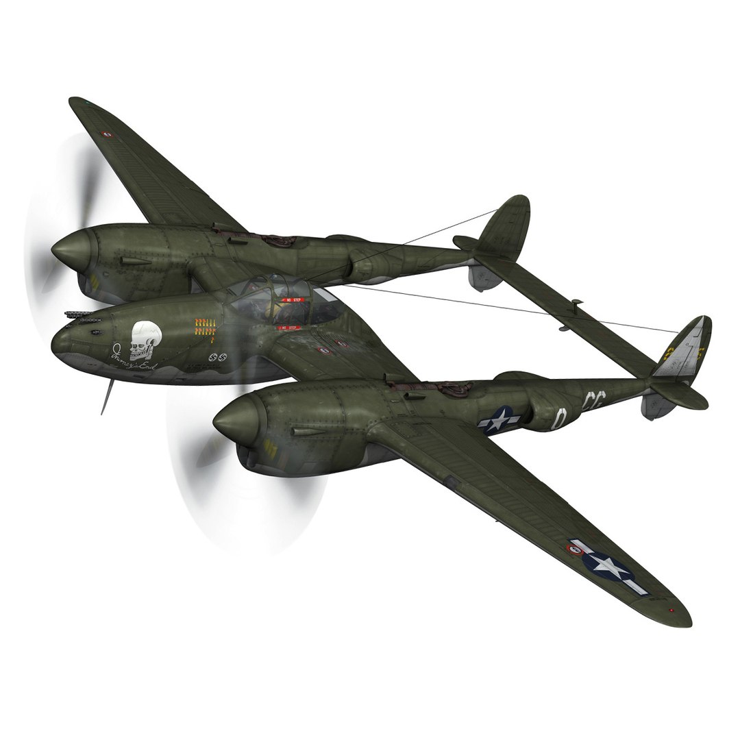 lockheed lightning - journeys 3d c4d