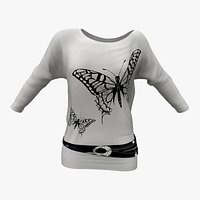 Batwing Tunic With Belt