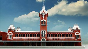 chennai central railway station model
