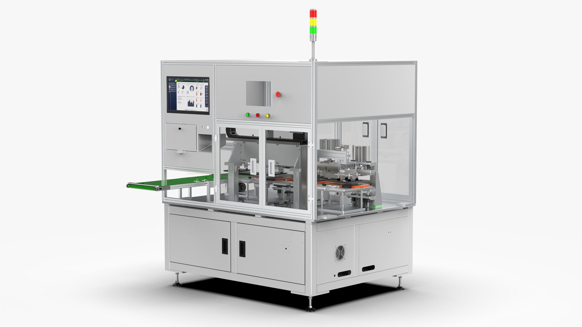 3D New Energy Battery Tab Cutting Machine - TurboSquid 2212489