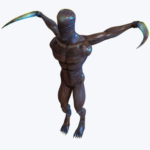 3D Demon - Horror Character - Animated model