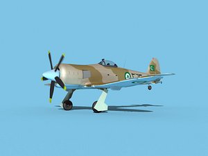 Hawker Sea Fury MKII V20 Egyptian AF