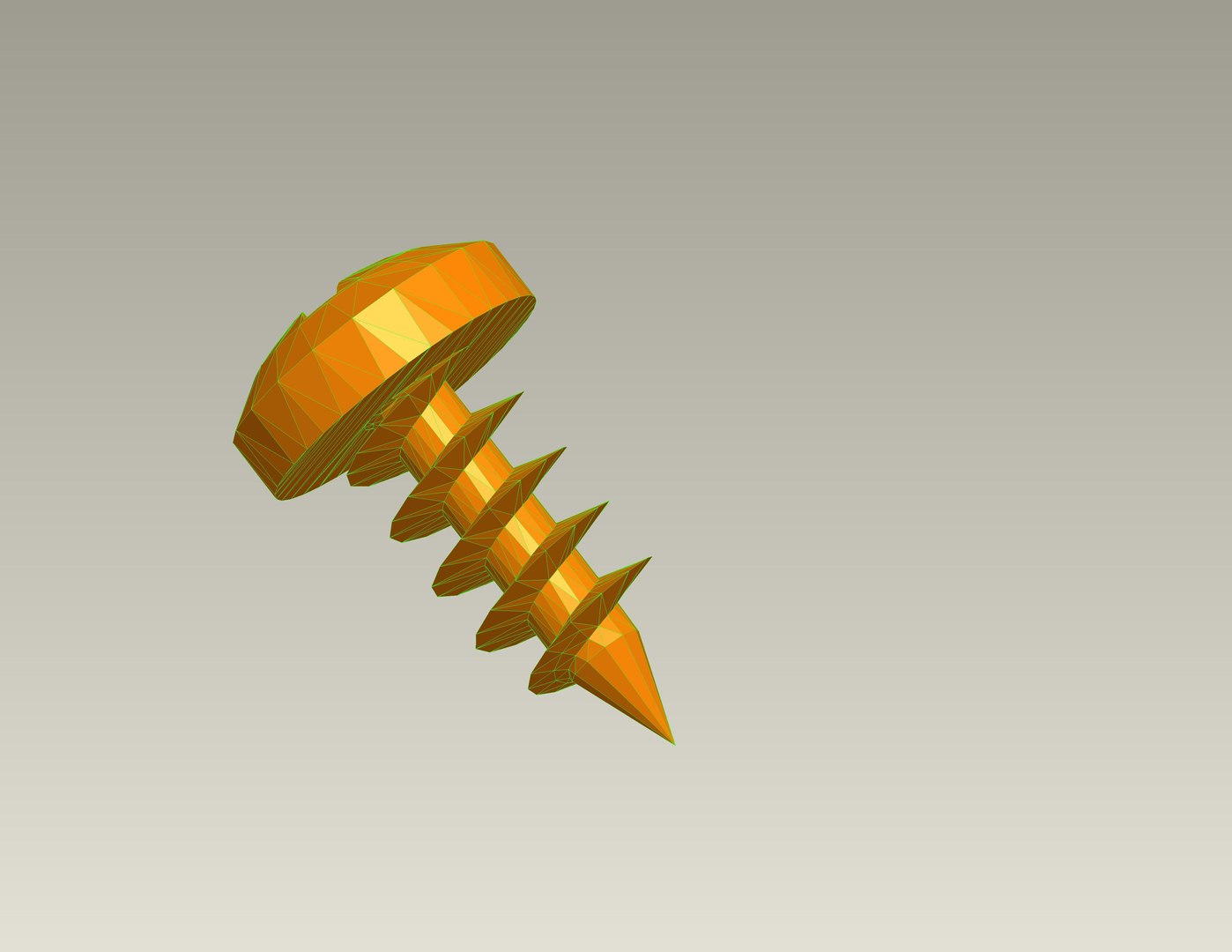 Screw Din-iso-7049-90 Obj