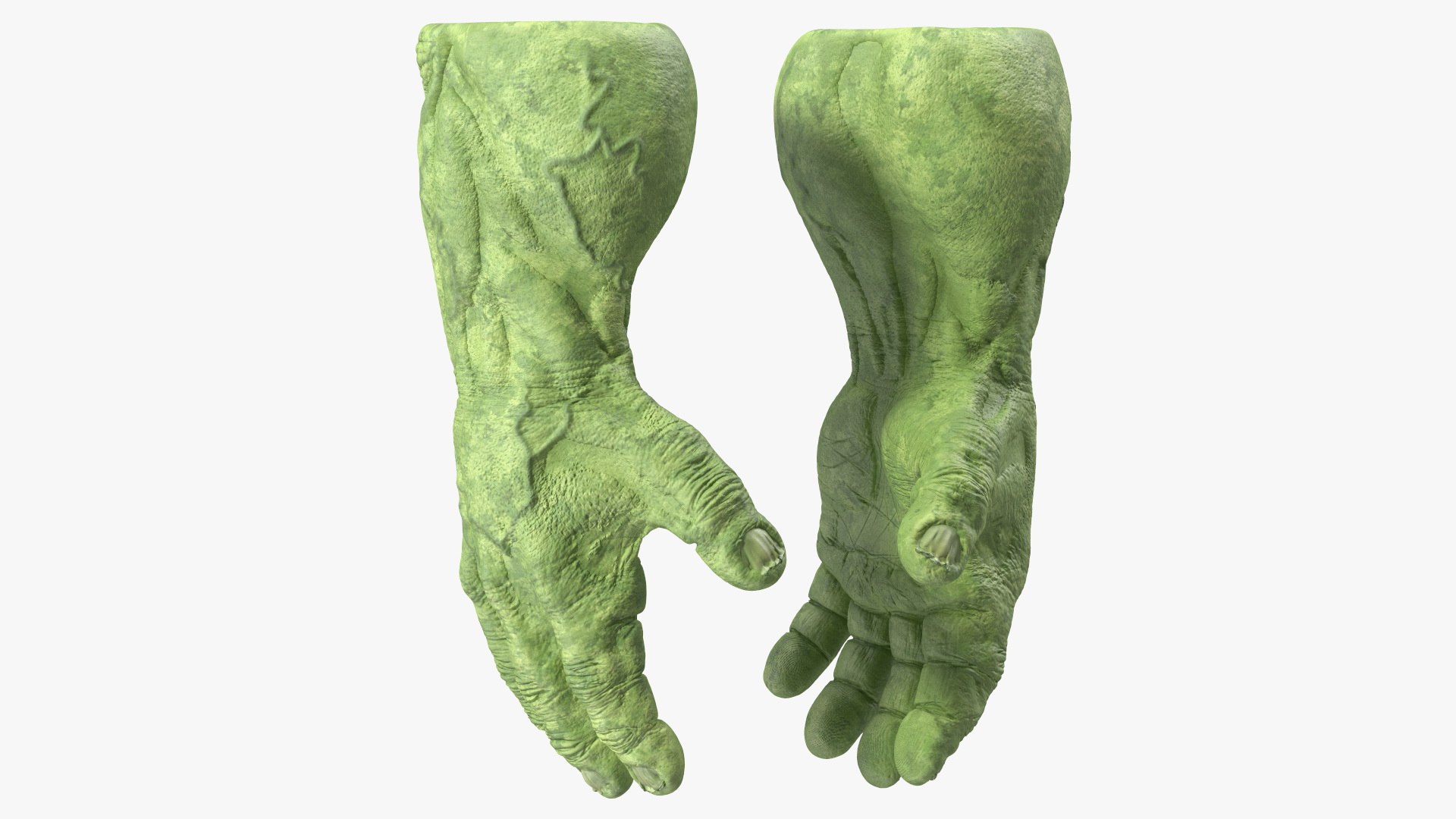 Hulk Hands Rigged for Modo 3D model preview