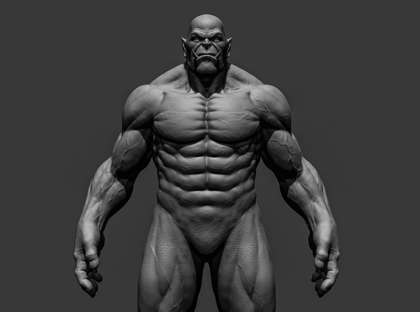 3D Model Orc Character Body - TurboSquid 1739051