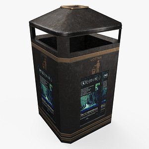 trash bin pbr 3D model