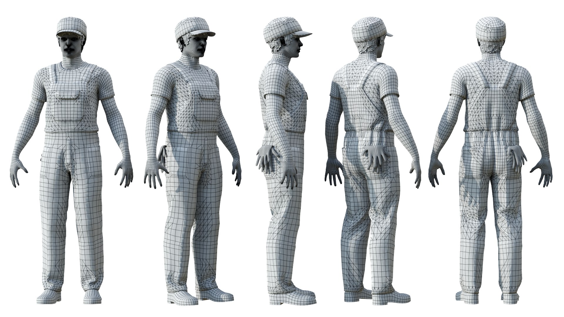 Worker model - TurboSquid 2116587