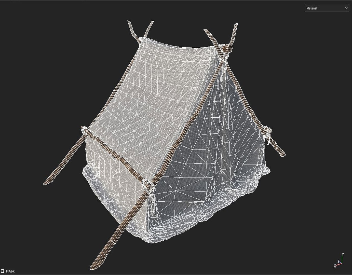 3D Model Camp Tent - TurboSquid 2245857