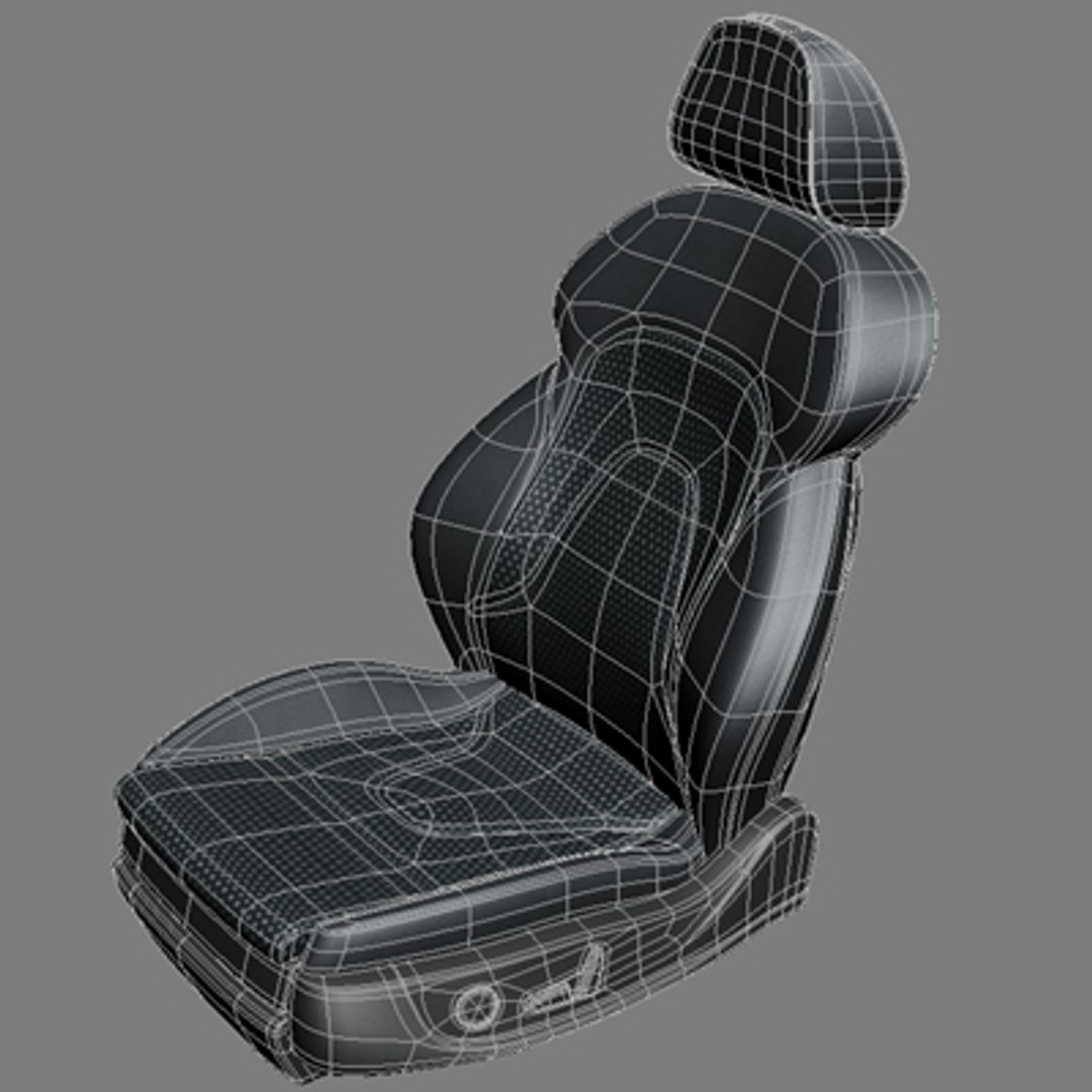 3d Model Seat Sedan