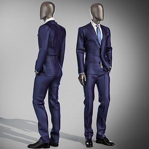 3d mannequin suit