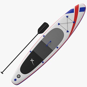 3D Stand Up Paddle Board 02 model