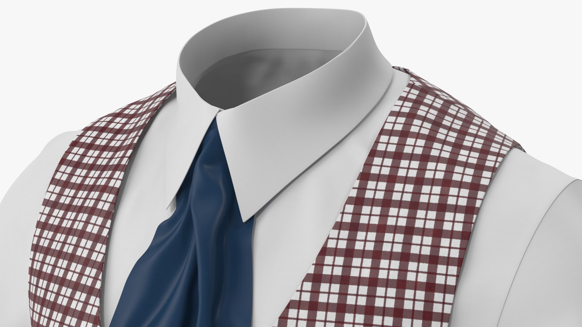 Lantern Sleeve Shirt Knitted Vest 2 Pieces Set