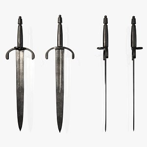 3D Realistic Short Sword