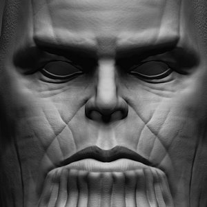 bust thanos 3D model