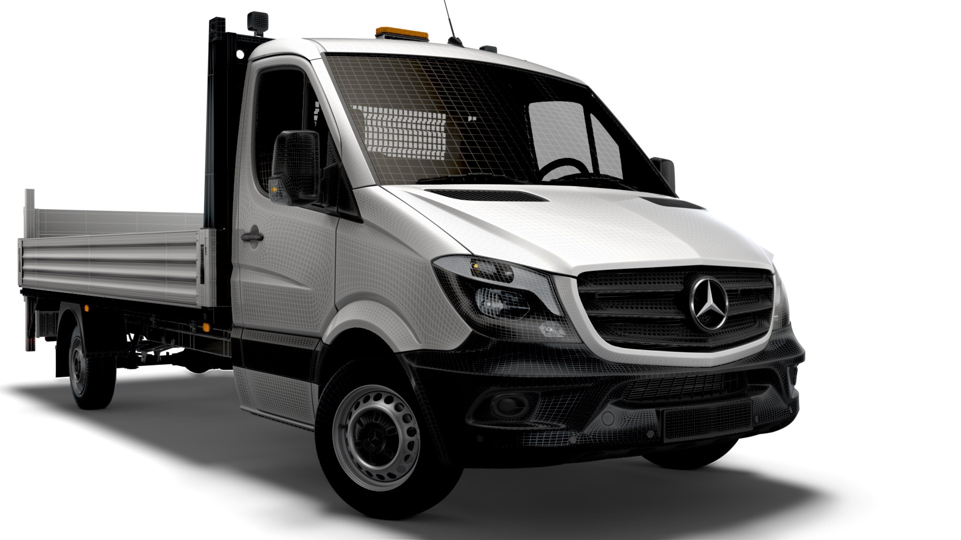 Mercedes Benz Sprinter Dropside Tail Lift 2018 3D Model - TurboSquid ...