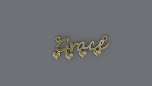 Jewelry Necklace Pendant Grace Print