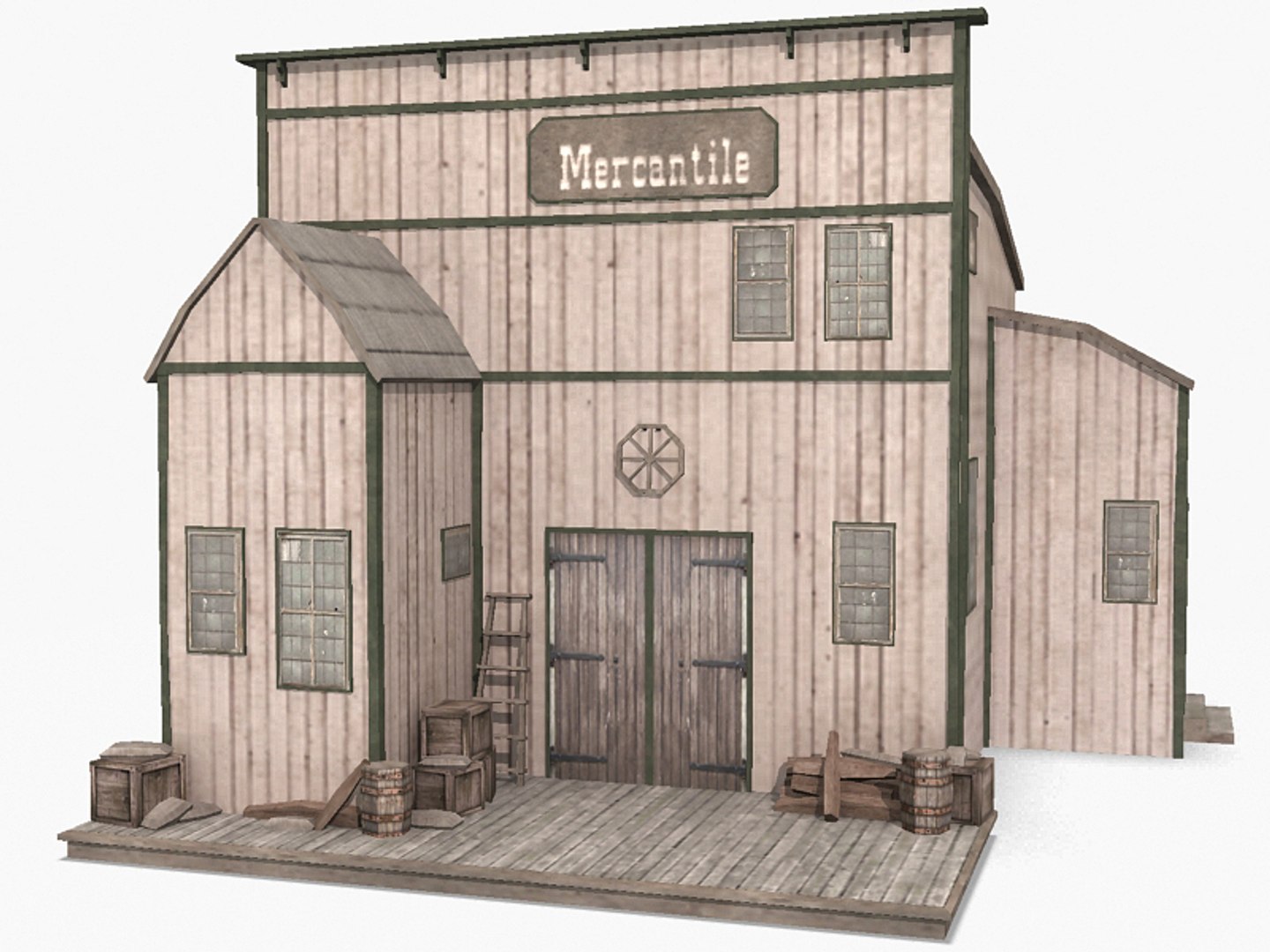 Western Store 3d Model