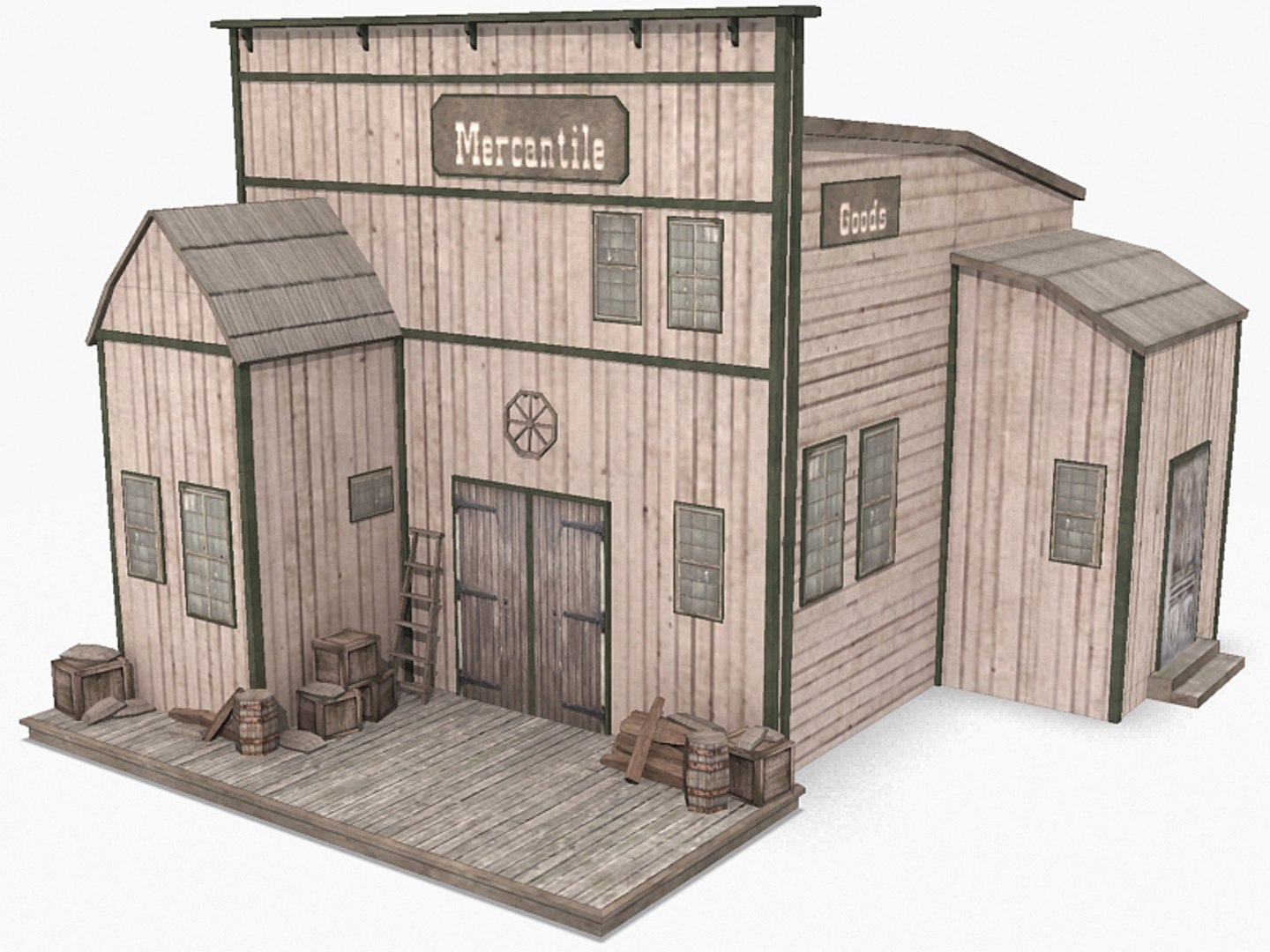 Western Store 3d Model