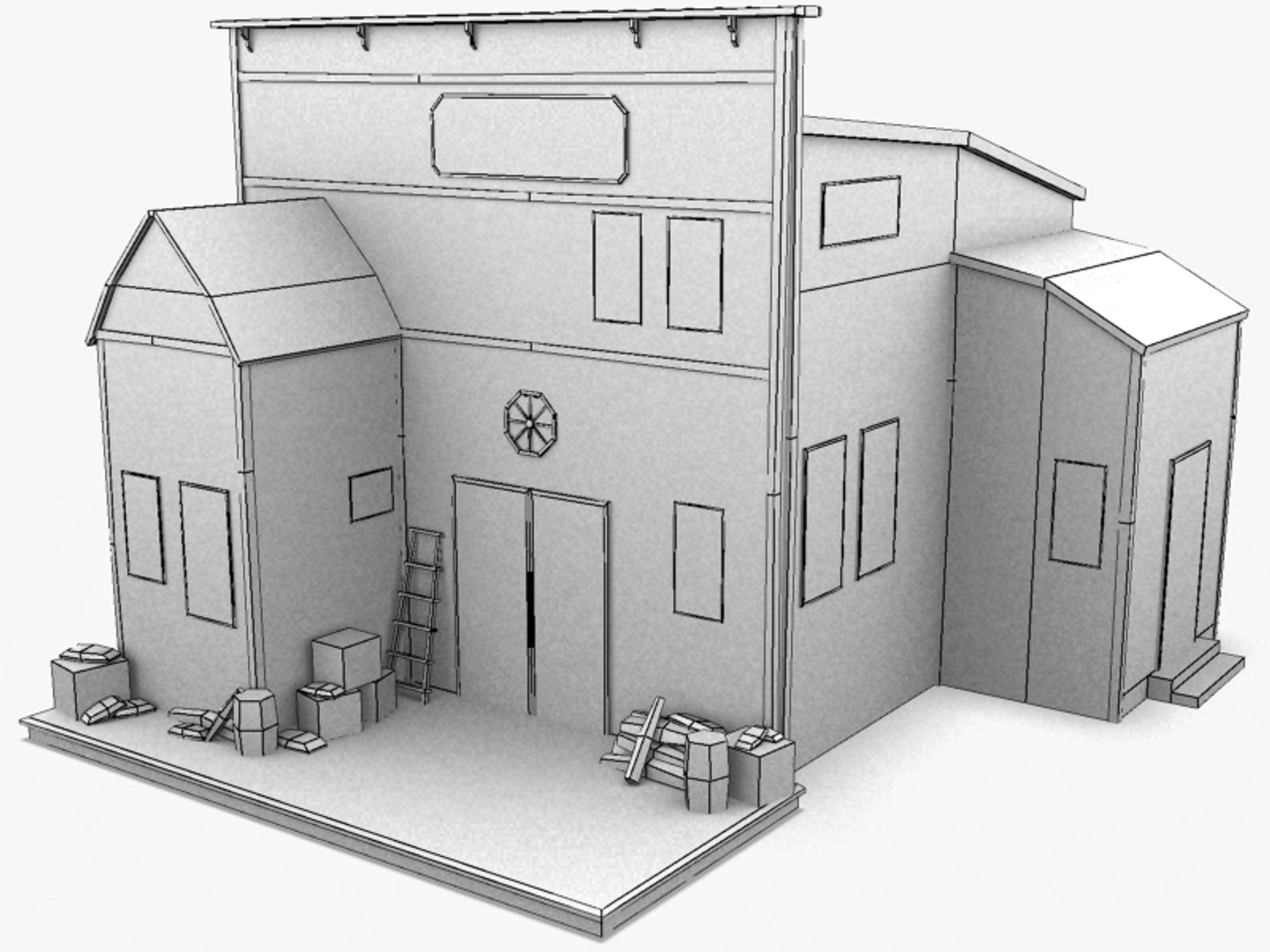 Western Store 3d Model