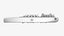 Electric 4-string bass guitar 02 white