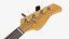 Electric 4-string bass guitar 02 white