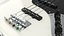 Electric 4-string bass guitar 02 white