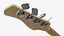 Electric 4-string bass guitar 02 white