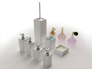 3d cosmetics perfume model