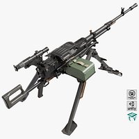 Machine Guns 05 All PBR Unity UE Textures Included