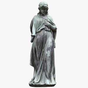 Bronze Woman Old Statue