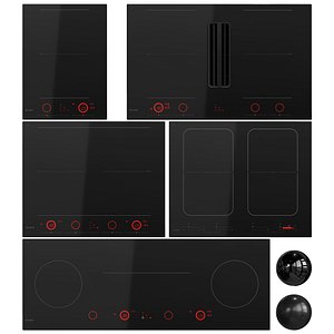 3D Asko 04 Hob Set model