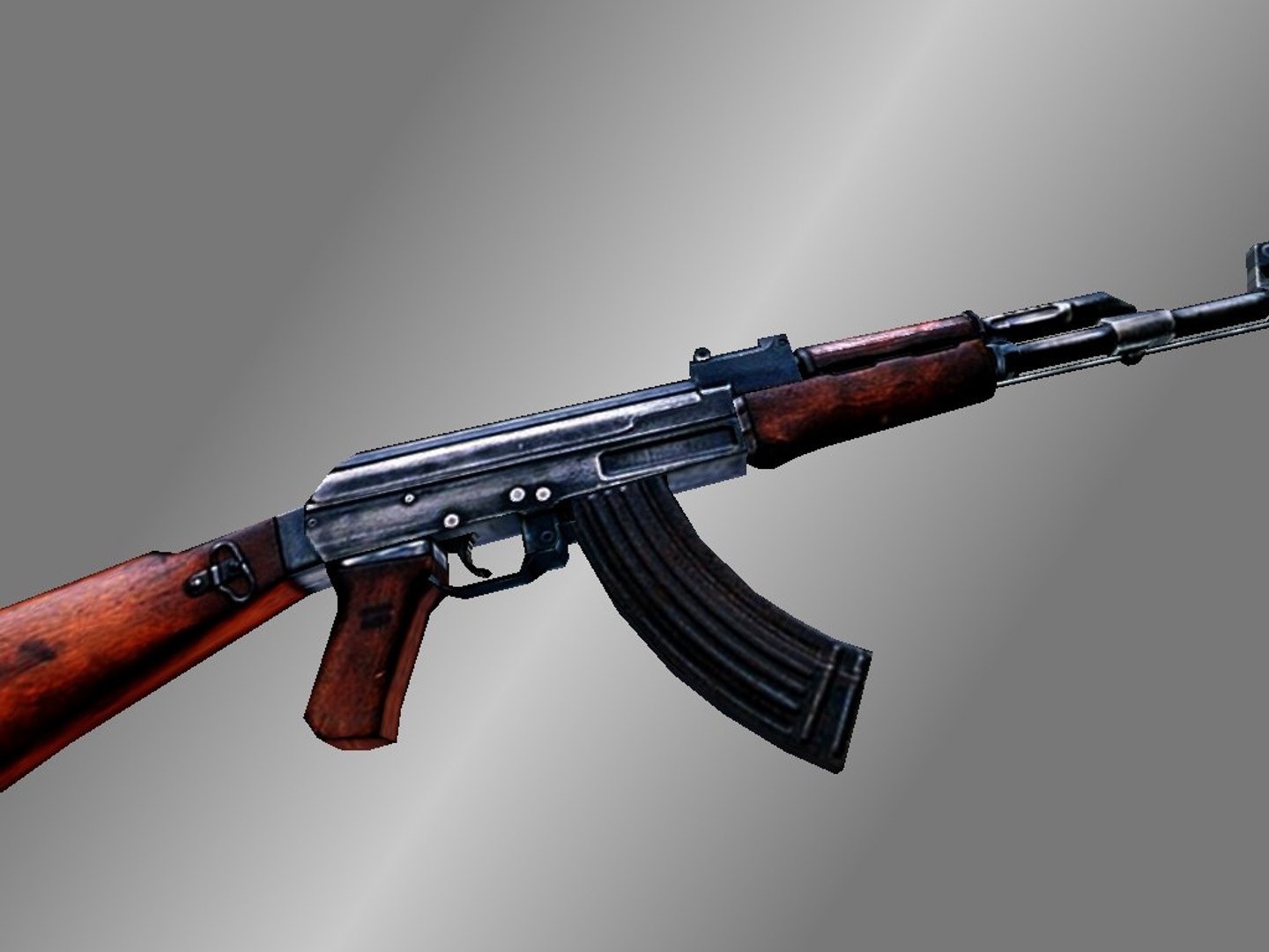 Ak-47 47 Rifle 3d Model