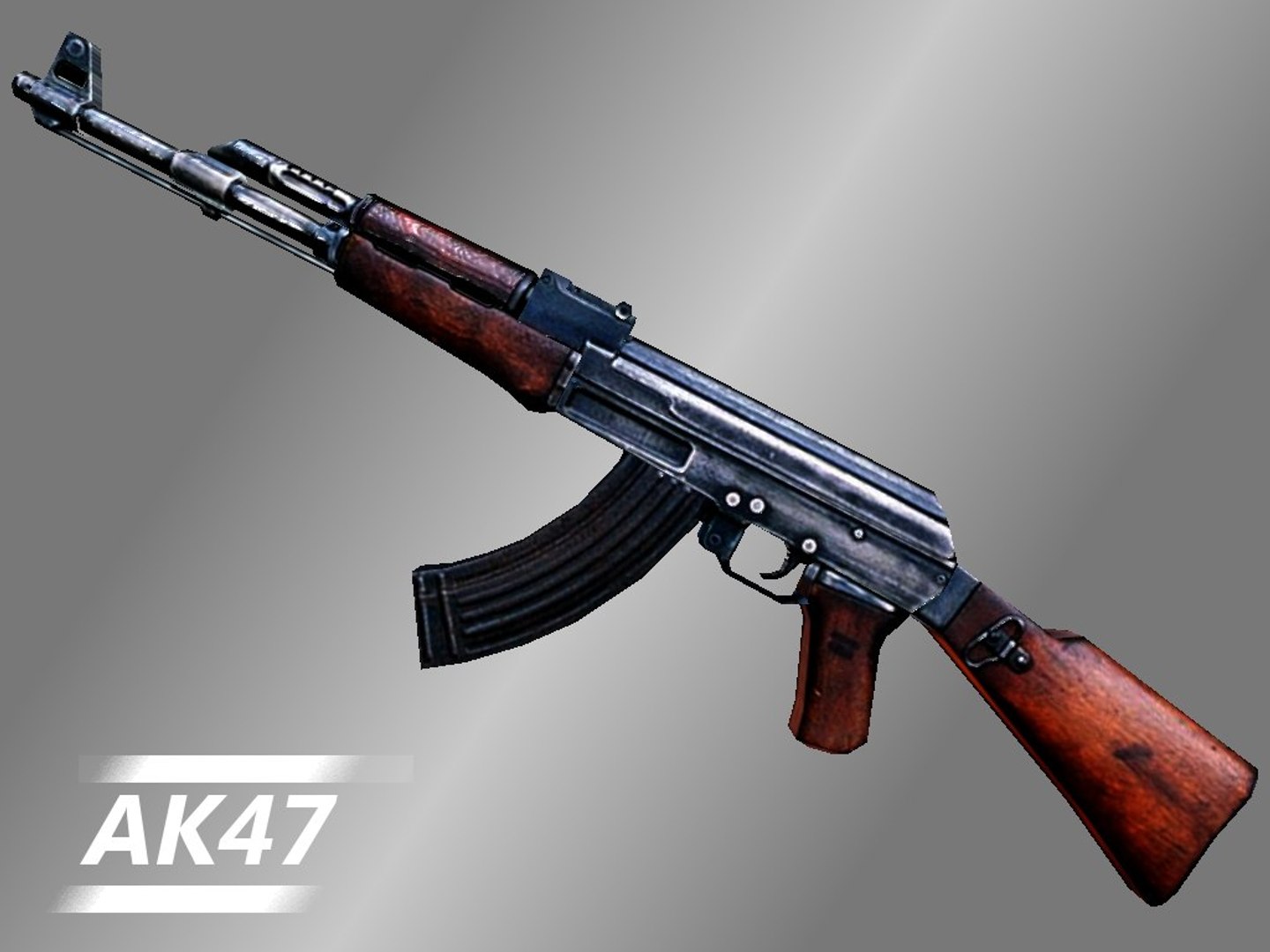 Ak 47 47 Rifle 3d Model 4303