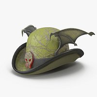 Enchanted Green Witch Hat