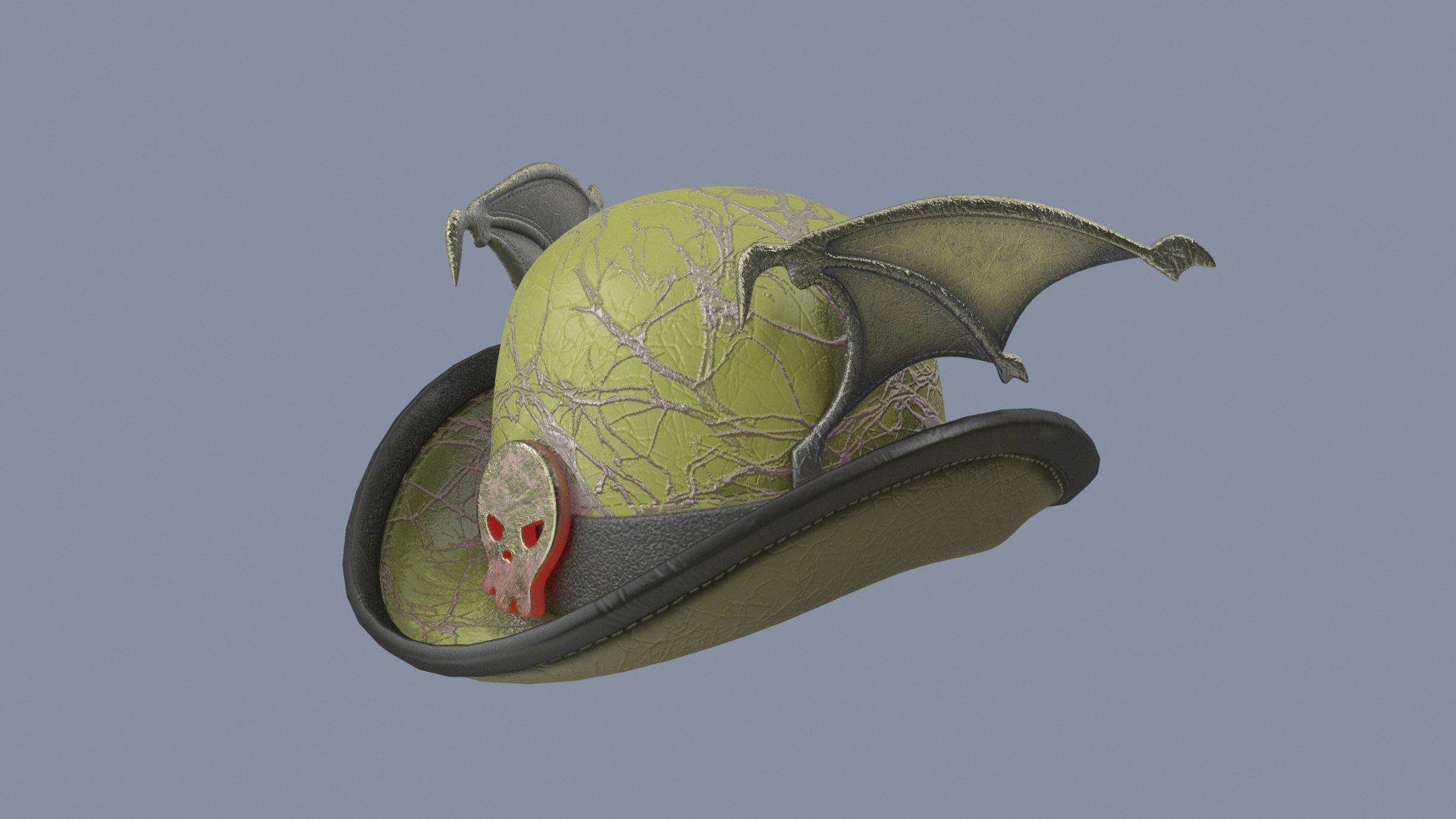 Enchanted Green Witch Hat 3D model https://p.turbosquid.com/ts-thumb/6f/rFcAXL/Fc/witchcapblue_pr_0002/jpg/1752304502/1920x1080/fit_q87/d84a6b8575b7a8efdb1349ded052a8f6d6574785/witchcapblue_pr_0002.jpg