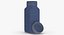 Botellas Cuadradas de Plástico 4oz 120ml Colección Transparente 02 - 3 modelos