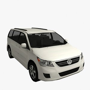 volkswagen routan 3d model