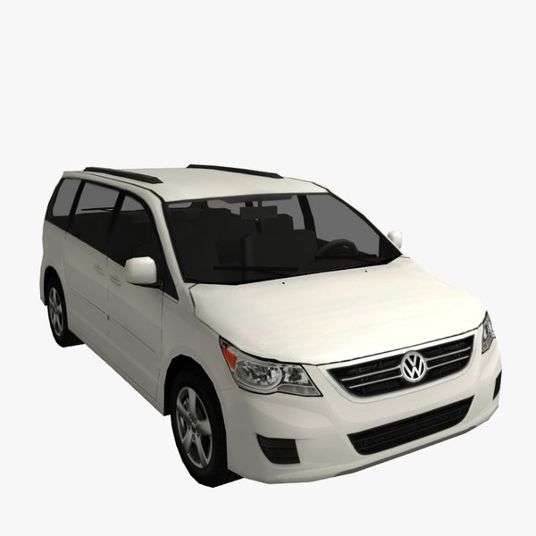 volkswagen routan 3d model