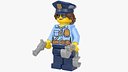 Lego Minifig Female Police