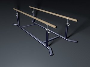 3d model parallel bars gym