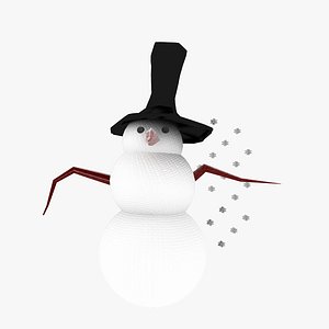 Snowman Christmas Scene