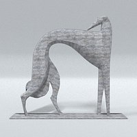 laos Greyhound Statue