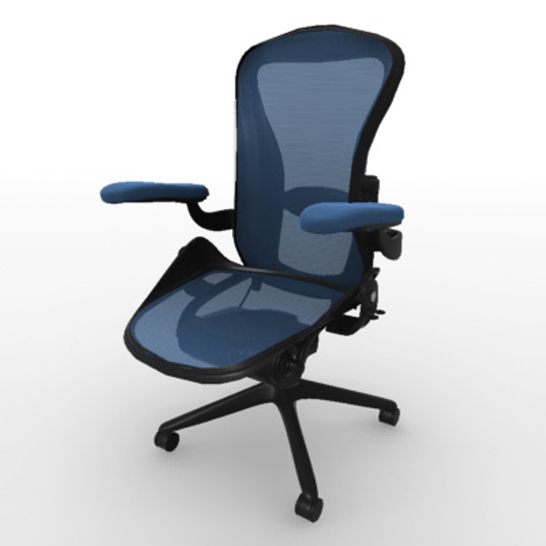 3d Aeron Office Chair Model   Aeron Tn1 