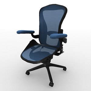 3d aeron office chair model