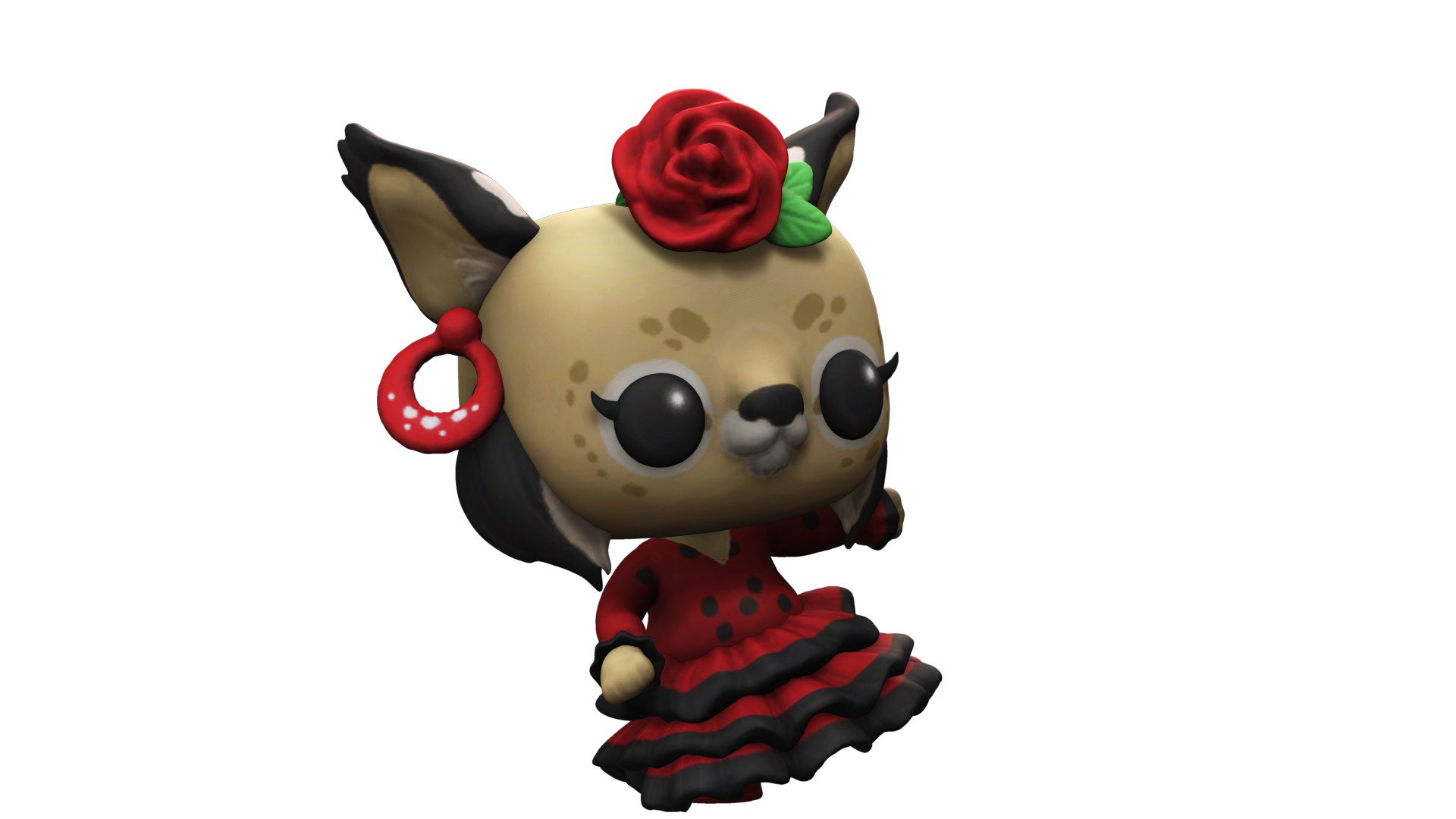 Funko Style Flamenco Cat  Printable STL Figurine 3D model https://p.turbosquid.com/ts-thumb/6g/7zf3Yn/fO/ggrr_00011/png/1744599608/1920x1080/fit_q87/717e263869a7189213d9e441584c868a7e4ffe9b/ggrr_00011.jpg