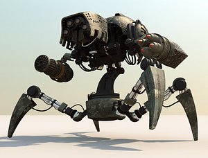 3d robot battle model